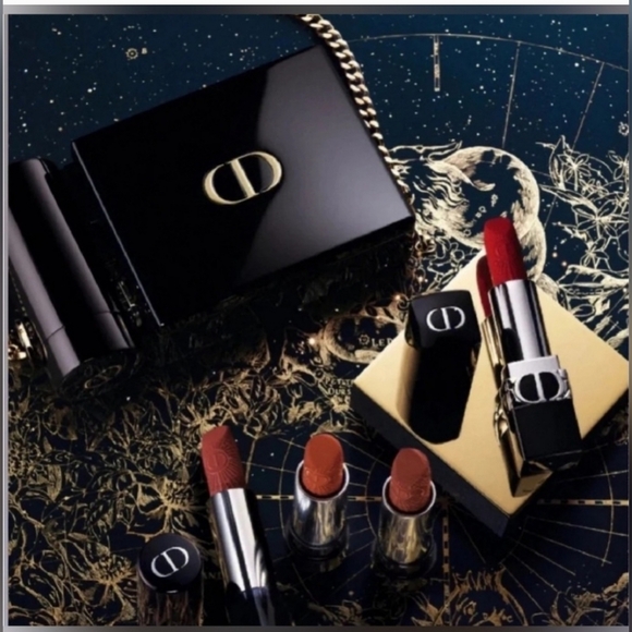 Dior Rouge Minaudière Clutch & 4-Piece Lipstick Set Ltd Edition NWOB - Picture 2 of 4